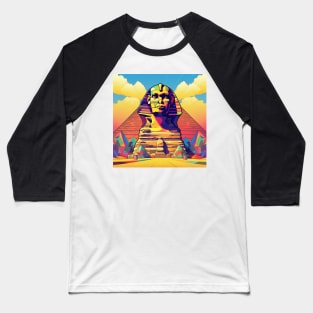 Sphinx Pop Art 3 Baseball T-Shirt